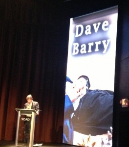 Pulitzer Prize winning journalist Dave Barry read from his latest book.