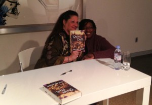 After the reading, Ms. Phillips signed books and talked with audience members.