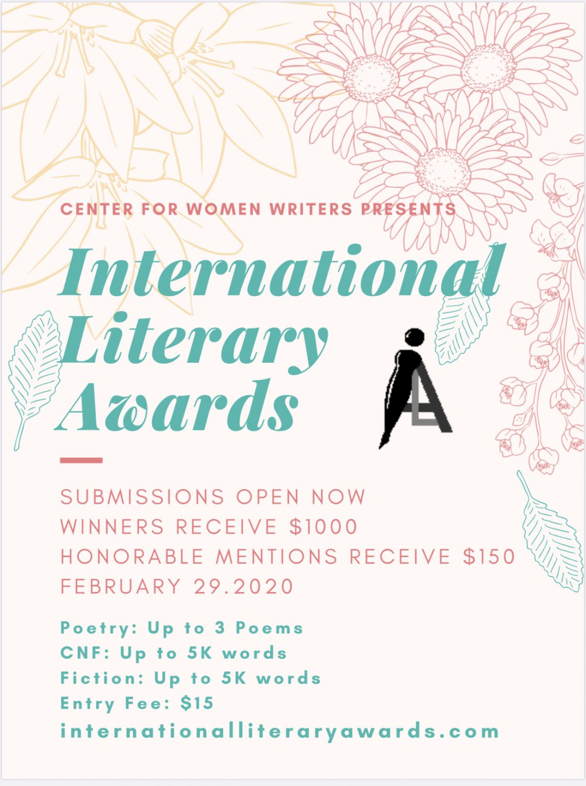 The International Literary Award Now Open for Submissions SCAD Writing